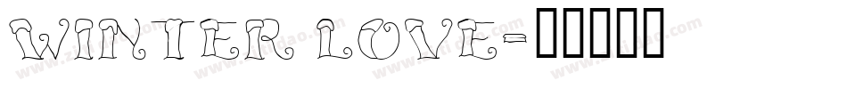 Winter Love字体转换